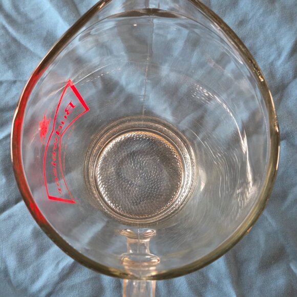 Vintage (70's) Budweiser "KING OF BEERS" Heavy Well Made Glass Beer Pitcher - Picture 6 of 7